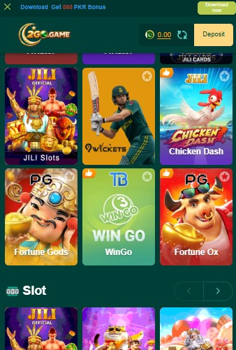 2 GO Game home page