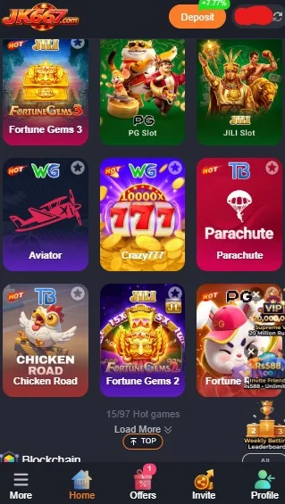 JK667.com Game-Home-page