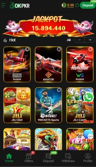 OK PKR-Game-home-page