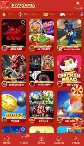 P777 Game-home-page