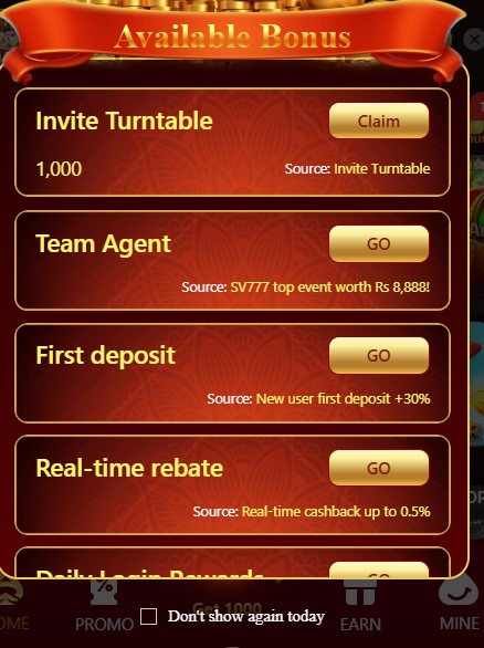 sv777 game bonus