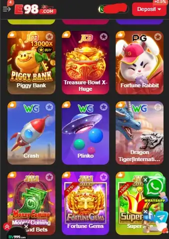 My-E98-Games-newly-introduced-Slots-games
