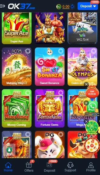 OK37 Game Home Page