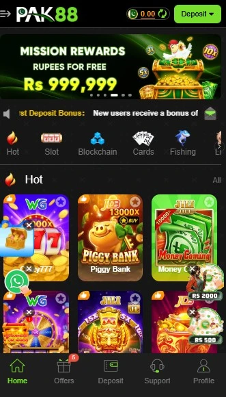 Pak88-Game-Home-Page