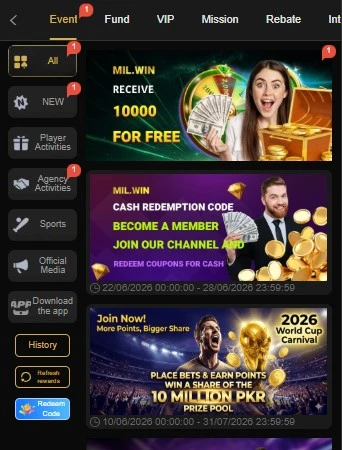 MilWin-Game-rewards