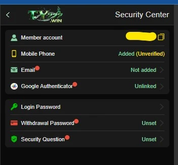 TY777-game-security-center