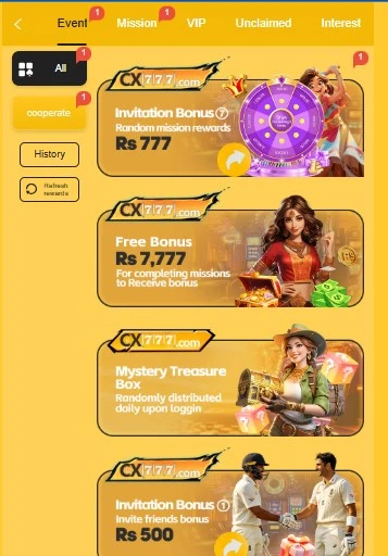 cx777-Bonuses